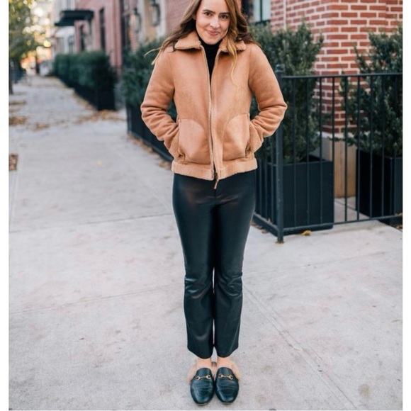 J. McLAUGHLIN Johnson Faux Suede Reversible
Jacket, Camel Coat - Picture 3 of 6